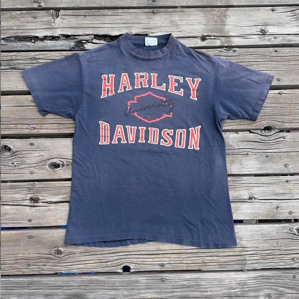 Vintage 1980s Harley Davidson Single Stitch Tee